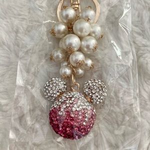 Mickey Purse Charm with Clip and Keychain
